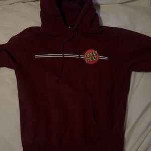 Maroon Santa Cruz Hoodie